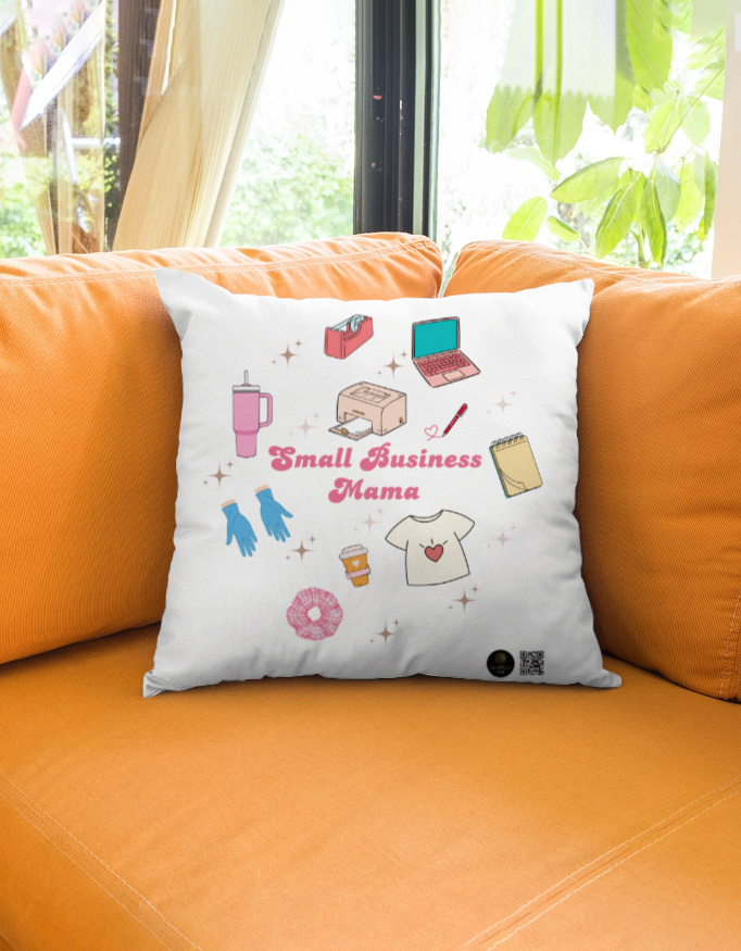 Small Business Mama | AOP Cushion Cover - Image 2