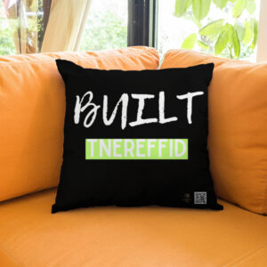 “BUILT DIFFERENT” Statement Cushion Cover