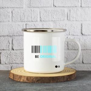 Be Original - White Enamel Mugs