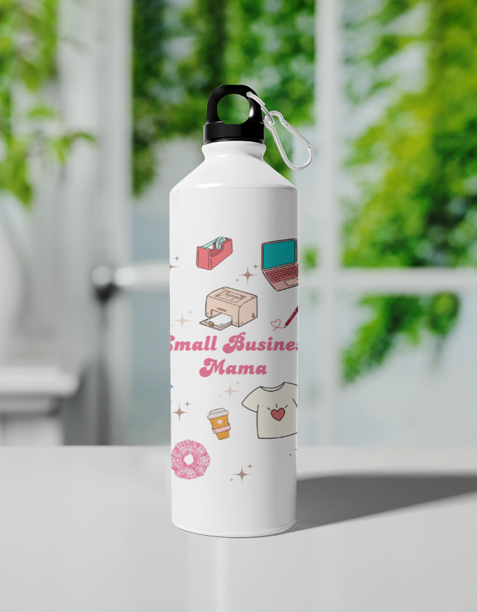 Small Business Mama – 750ml Eco-Friendly Sipper Bottle