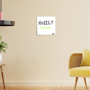 “BUILT DIFFERENT” Motivational Art Poster