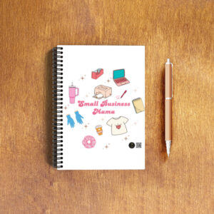 Small Business Mama – Spiral Notepad (120 Pages)