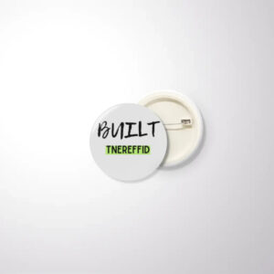 Built Different Glossy Pin Badge