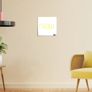 "NOW" Motivational Art Poster – Minimalist Wall Print
