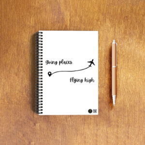 "Going Places" Spiral Notepad – A5