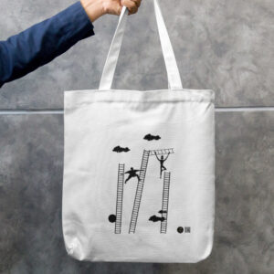 Up The Ladder - Tote Bag Zipper