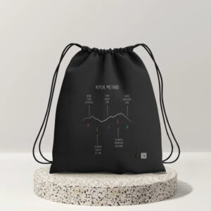 Alpen - Dark Drawstring Bag