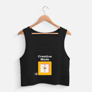Creative Mood - Dark Crop Tank