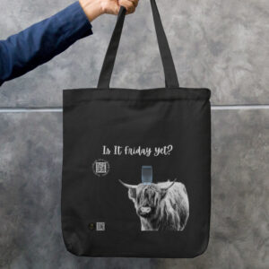 Is It Friday Yet ? - Dark Tote Bag Zipper