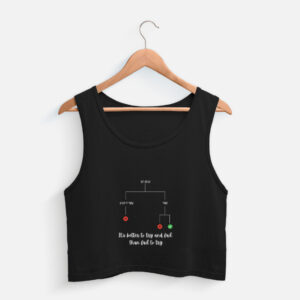 Choices - Dark Crop Tank