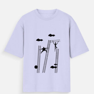 Up The Ladder - Unisex Oversized T-Shirt