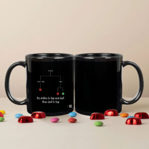 Choices - Black Coffee Mug