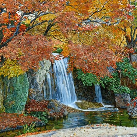 Autumn Mosaic Falls