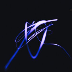 Blue Scribbles