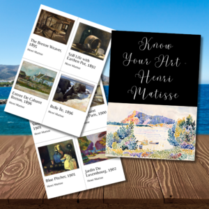 Know Your Art – Henri Matisse: 20 Famous Paintings on 7 Printable Pages (Digital PDF)