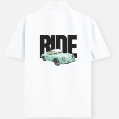 RIDE Vintage Car Oversized Shirt – Unisex Streetwear
