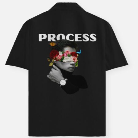 Back_3_c_2-2.jpg ‘PROCESS’ Graphic Unisex Oversized Shirt – Premium 240 GSM Cotton | Streetwear Aesthetic | Multiple Dark Colours