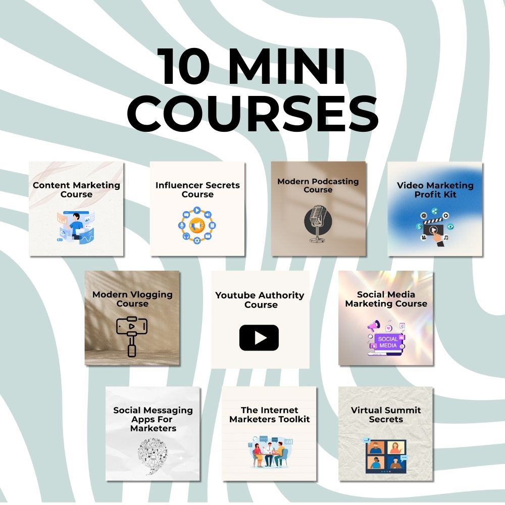 Content & Influence Building – Digital Course Bundle with Bonuses