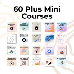 60+ Digital Business Mini Courses Bundle – Master AI, Crypto, Marketing & More