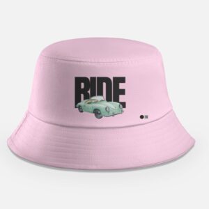 Ride Retro Car Bucket Hat – Unisex Cotton Sun Hat for Everyday Streetwear & Travel