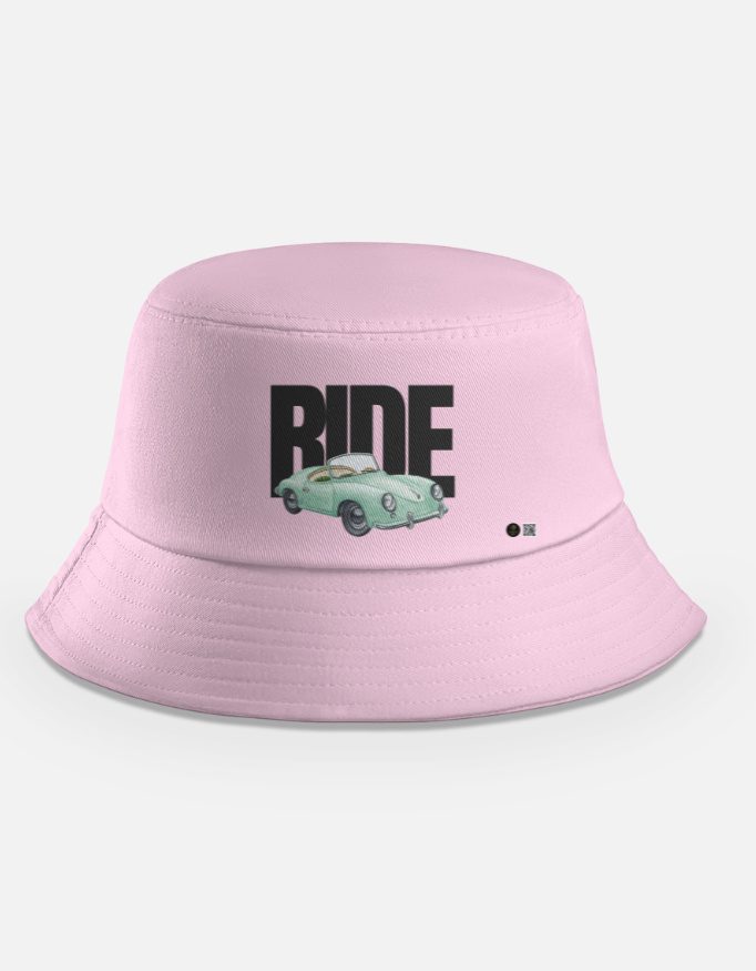 Ride Retro Car Bucket Hat – Unisex Cotton Sun Hat for Everyday Streetwear & Travel