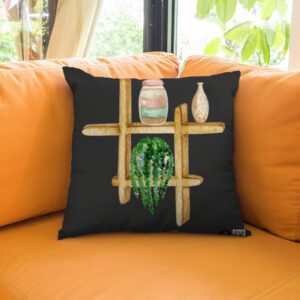 Minimal Watercolour Shelf Cushion Cover – Soft, Vibrant & Stylish Home Decor