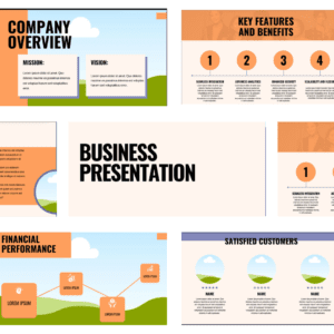 Line Art Business Sketch Presentation
