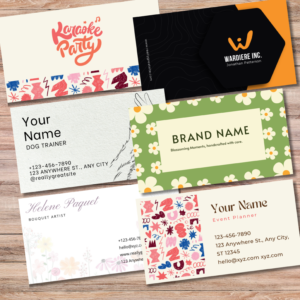 Creative Professional Business Cards – Mixed Industry Set (Printable)