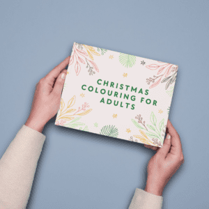 Christmas Colouring Book for Adults – 18 Relaxing Holiday Pages | Printable Digital Download | Stress Relief Christmas Activity Book