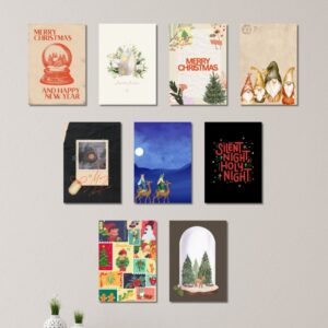 Christmas Wall Art Bundle – 20 A4 Printable Holiday Posters | Festive Christmas Prints | Instant Download Christmas Decor | Holiday Home Wall Art PDF